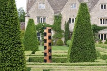 biddestone manor house cedar sculpture box topiary garden